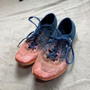 Under Armour Speedform Slingshot Womens Running Shoes Blue Pink Orange Size 8.5